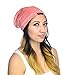 Grace Eleyae GE Sleep Cap | Slap Silky Sleeping Stylish Beanie Hat Premium Quality Head Cover for Curly Hair Women Soft & Smooth Sleep Caps (Coral)