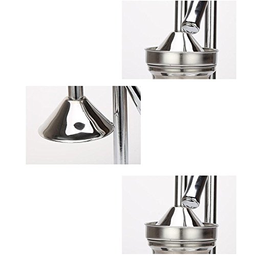 Manual Citrus Juicer, Portable Stainless Steel Hand Press Orange Lemon Limes Drink Lever