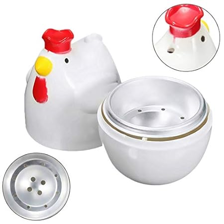 AIYASIWEI Versátil y Bella 1 Huevo cocido al Vapor al Vapor Maja ...