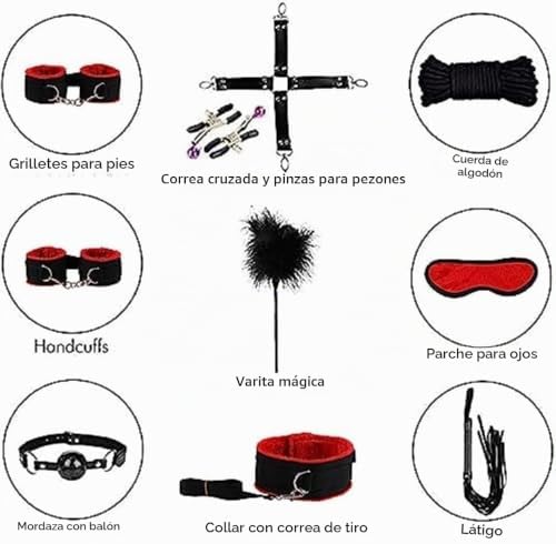 𝙎𝙚̣𝙭 𝙏σ𝙮𝙨 Conjunto Deportivo De Nailon Rojo De 10 Piezas, Da Vida A Una Diversión Infinita.