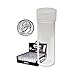 (10) BCW Brand Round Clear Plastic (Dime) Size Coin Storage Tube Holders with Screw on Lid