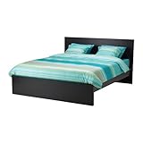 Ikea Malm Black-brown Full Size Bed Frame Height Adjustable