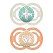 MAM Perfect Pacifiers, Orthodontic Pacifiers (2 pack) MAM Pacifiers 6-Plus Months, Best Pacifier for Breastfed Babies, Baby Girl Pacifier primary