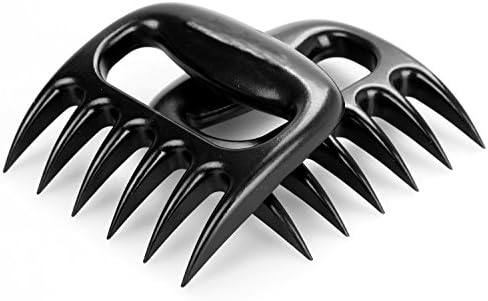 @WELLGOODS-Premium Meat Claws Pulled Pork Fork Meat Forks Meat Shredder and Pork Puller Barbecue Claws Meat Shredder Claws Meat Handler Salad Mixer 1 Pair
