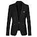 Mens Slim Fit Casual One Button Blazer Jacket