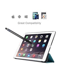 XIRON   Lápiz capacitivo activo para pantallas táctiles, 0.059 in de punta fina, compatible con iPad y la mayoría de tabletas con guantes antiincrustantes