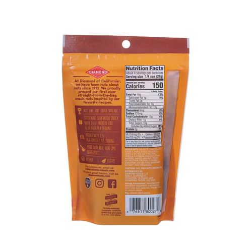 DIAMOND OF CALIFORNIA SWEET MAPLE WALNUTS 4 OZ