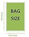 Sudopo Clear Basket Bags, Large Clear Cellophane Wrap for Baskets and Gifts, 24
