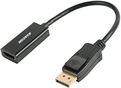 CoocoTech DisplayPort to HDMI Adapter, DP Display Port to HDMI Converter Male to Female Gold-Plated Cord