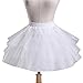 Bridal Casual Cos Lolita Hoopless Short Crinoline Petticoats Slips Underskirt for Girls