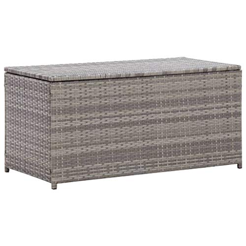 vidaXL Gartenbox Auflagenbox Kissenbox Kiste Gartentruhe Truhe Box Aufbewahrungsbox Auflagenkiste Garten Poly Rattan…