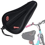 WINNINGO Child Bike Gel Seat Cushion, Toddler Cycling Saddle Cover Comfortable Small Bicycle Saddle Pad