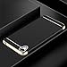 Sony Xperia XA Ultra Case, Ranyi [3 in 1 Hybrid] [Anti-slip] [Metal Texture] Luxury Electroplated Painting Bumper + Matte Hard Back Cover 3 in 1 Case for Sony Xperia XA Ultra /Xperia C6 (black)