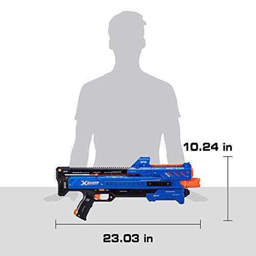 XShot Chaos Orbit Dart Ball Blaster (100 Rounds) Double Blaster Pack Blue Pricepulse