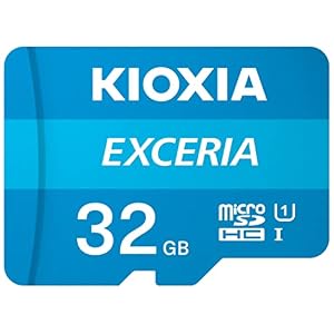 KIOXIA(キオクシア) 旧東芝メモリ microSD 32GB UHS-I Class10 (最大読出速度100MB/s) KLMEA032G