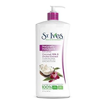 St. Ives Naturally Indugent Body Lotion, Coconut Milk and Orchid Extract, 21 Oz
