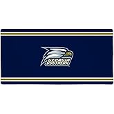 Georgia Southern University Primary Logo Stripes Large Gaming Mouse Pad with Stitched Edges, Non-Slip Base for Gamer, Home and Office, 31.5 x 15.12
