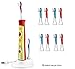 SonicPRO Kids (8x) Compact Replacement Brush Heads with Covers, Compatible with Kids Philips® Sonicare® Hx6032/94, HX6311/07, HX6311/02-8 Pack SonicPRO made by Great Value Tech