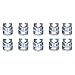 Ball's Outdoor 10PCS Aluminum Eyelet Sleeves Fit STIHL 25-2 Autocut Trimmer Head # 4002 713 8301(trimmer head eyelet)