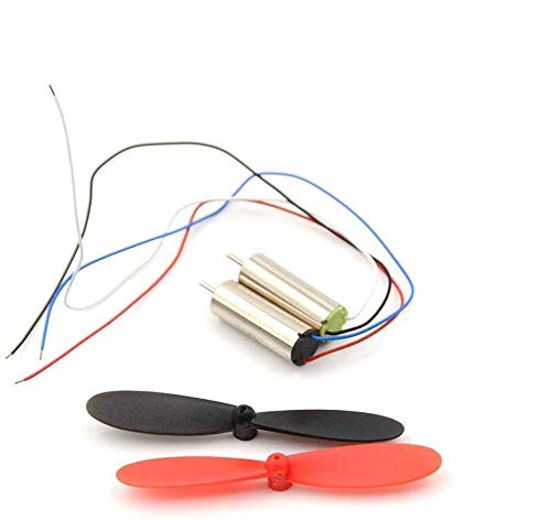 DollaTek 5PCS Toy Rc Helicopter 720 Motor + 10PCS Propeller Model Aircraft Ultra-high-speed Strong Magnetic Large Torque Coreless Motors