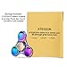 ATESSON Fidget Spinner Toy, Ultra Durable Stainless Steel Bearing High Speed, 2-4 Min Spins Precision Colorful Metal Hand Spinner, EDC ADHD Focus Anxiety Stress Relief Boredom Killing Time Toys