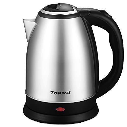 Topwit Electric Kettle Water Heater Boiler, 2 Liter Stainless Steel Coffee Kettle & Tea Pot, Water Warmer Cordless with Fast Boil, Auto Shut-Off & Boil Dry Protection, Upgraded - Thumbnail 7