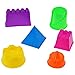 Mini Sand Molding Tools 6Pcs Castle Building Model Beach Toys Kit for Kids - Random Color