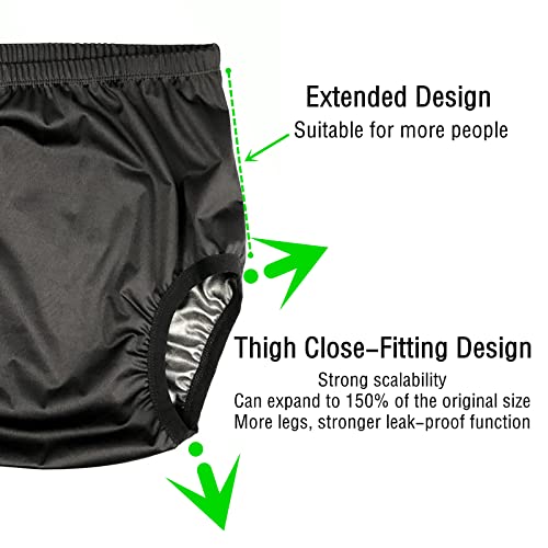 Adult Diaper Cover for Incontinence, Active Waterproof Latex Pants with A Lightly Absorbent