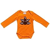 So Sydney Baby Toddler Boy or Girl Football Onesie Romper Girls w/ Chiffon Skirt (M (6-12 Months), Turkey Football)