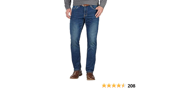 IZOD Men's Comfort Stretch Jean (Sits 
