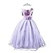 Acecharming Girls Flower Party Wedding Gown Bridesmaid Tulle Ruffle Dress