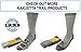 KAKUETTA TRAIL Merino Wool Socks, Long Thick Warm Crew Compression Insulated Winter Thermal Boot Sock, for Hiking Ski Work