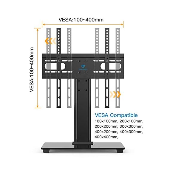 PERLESMITH Universal TV Stand Table Top TV Stand for 3755 inch LCD