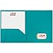 JAM PAPER Plastic 2 Pocket POP Folders - Durable School Folders - Assorted Fashion Colors - 6/Pack