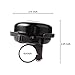 iLiveX Bike Bell, Upgraded Bicycle Bell, Aluminum Bicycle Bell-3-black