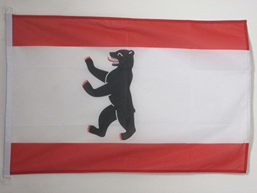 AZ FLAG Berlin Nautical Flag 18'' x 12'', Germany, German region of Berlin flags 30 x 45 cm, Banner 12x18 in for boat