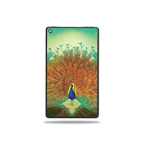 MightySkins Skin Compatible with Amazon Fire 7 Tablet (2019) - Pretty Peacock |…