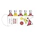 La Collina Toscana Martini Mixer Set, 7.6 ounces, Mix Berry, Apple Martini, Pomegranate, Lemon Drop, Cosmopolitan