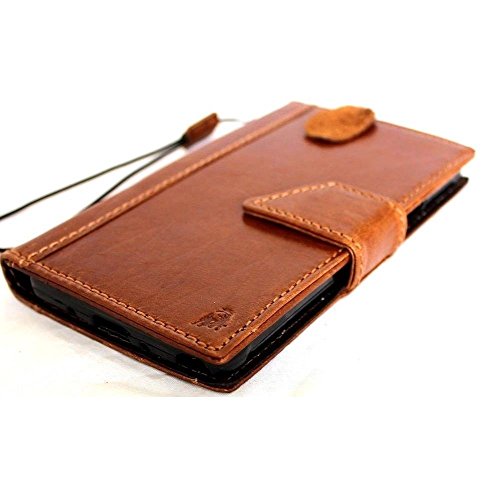 Genuine Vintage Leather Case for Samsung Galaxy Note 4 Book Wallet magnet closure cover Business Handmade Id cards slots slim daviscase