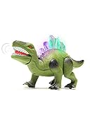 STEAM Life Walking Dinosaur Toy - Robot Dinosaur Toy Walks, Mouth Moves, Roars and Lights Up - Electronic Dino Toy for Boys and Girls 3 4 5 6 7 Year Old
