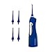 SmarToiletries Professional Cordless 3-Mode Rechargeable Waterproof Oral Irrigator/Water Flosser High Capacity Water Tank 4 Jet Tips … (Dogder Blue)