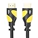 Postta HDMI Cable(40 Feet Yellow) HDMI 2.0V Support 4K 2160P,1080P,3D,Audio Return and Ethernet -1 Pack