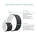 Shogun Sports Yoga Wheel. Relieve Back Pain and Improve Your Yoga Poses, Perfect for Stretching, Improving Flexibility and Backbends. (Yoga Wheel Bundle Black & White (6 & 12″))thumb 3