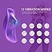 Vibrating Panties Vibrator, Invisible Wearable Mini Small Bullet Vibrator Stimulate Clitoris Wireless Remote Control Adult Sex Toys for Women and Couples (Purple)
