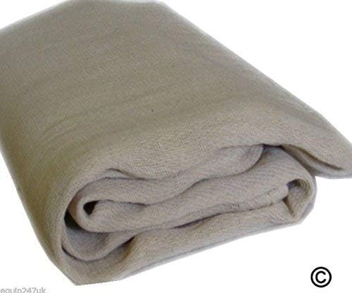 Cotton Dust Sheets for Painting & Decorating, Cream, 12ft x 9ft / 3.50m x 2.60m - Image 4