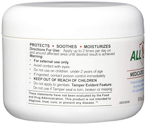 image for All Stop Medicated Skin Cream [8 oz] Antifungal Healing Cream for Jock