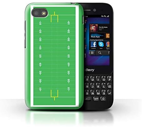 eSwish Phone Case/Cover for BlackBerry Q5 / American Football Design/American Sports Field/Pitch Collection
