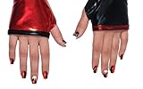 Rubie's Women's D.C. Comics Harley Quinn Nail Stickers, Multi, One Size