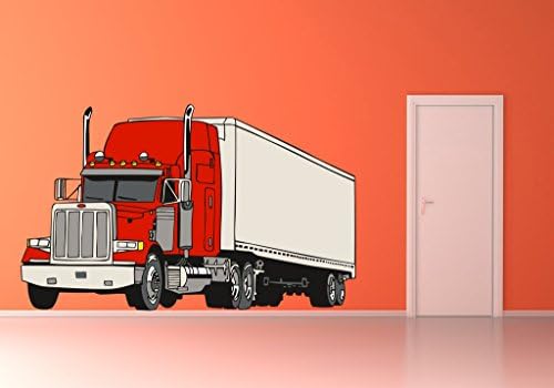 Semi Truck Trailer Big Rig Wall Art Decal Sticker