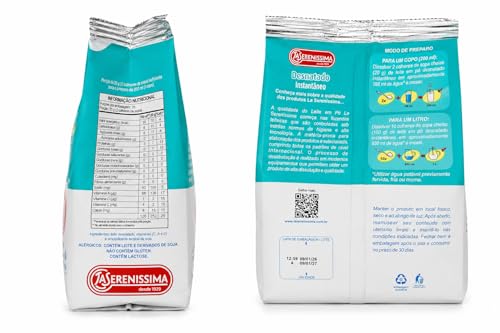 La Serenissima Leite em Pó Desnatado Instantâneo, 500g, 0% Gorduras, Fonte de Cálcio, Proteínas e Vitaminas